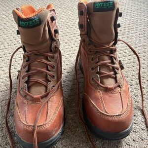 HYTEST Men's Brown Work Boots